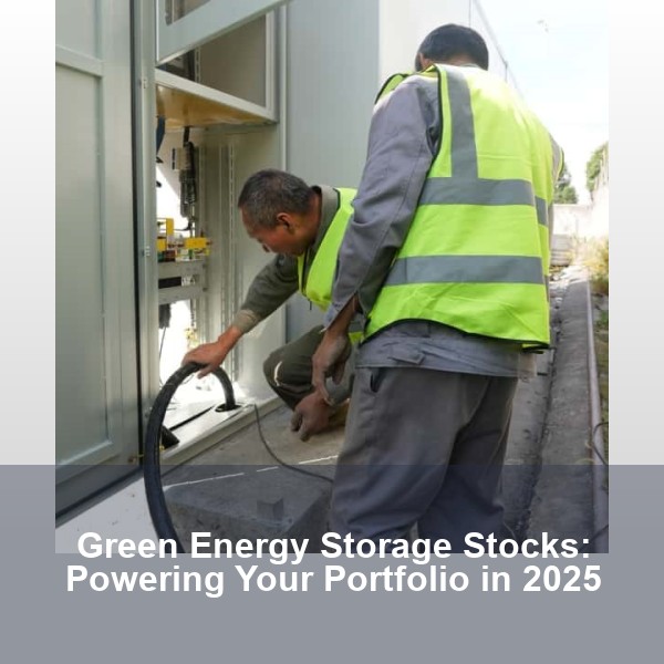 Green Energy Storage Stocks: Powering Your Portfolio in 2025